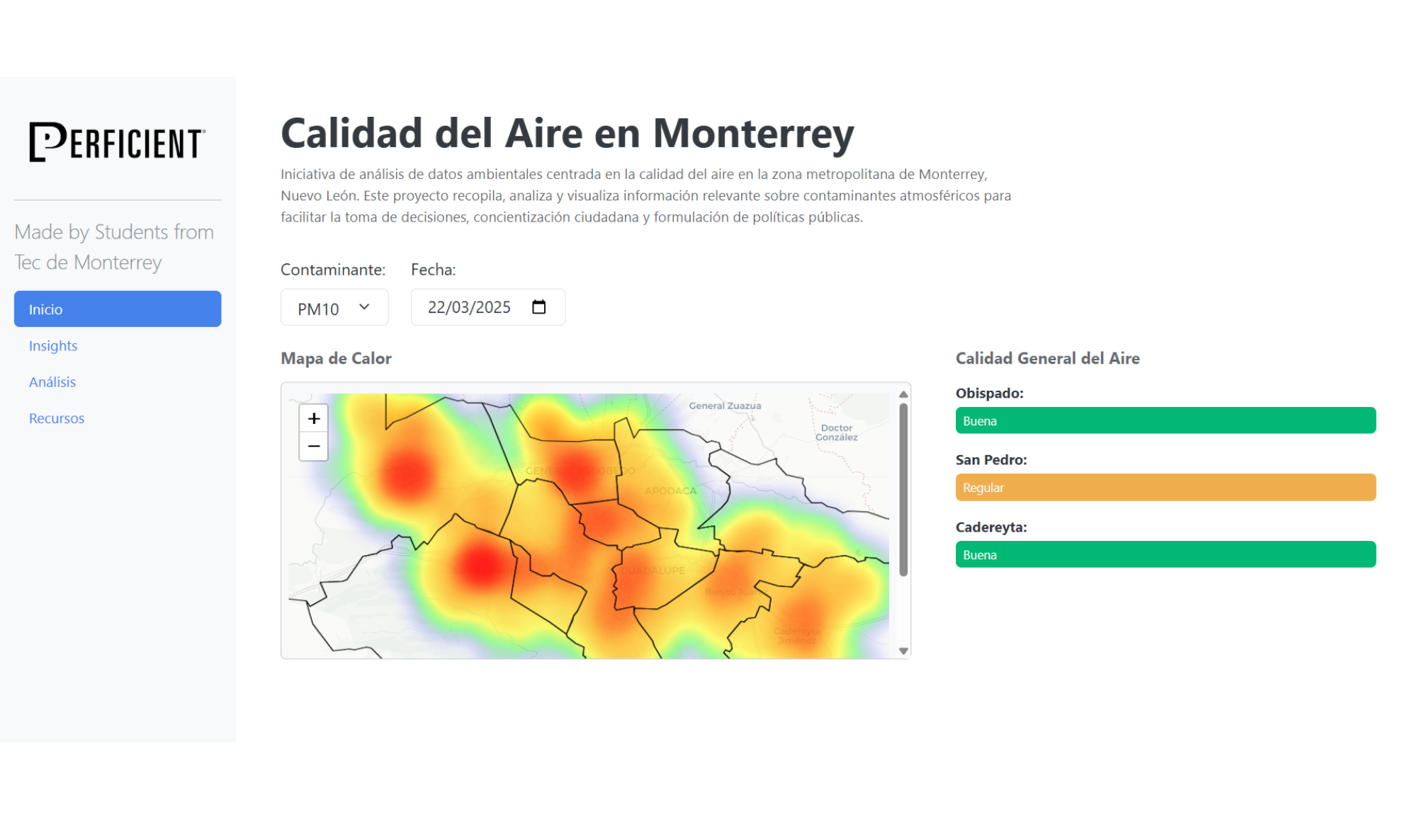 Carousel Image - Pollution Map and Air's Quality Classification
